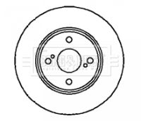 BORG & BECK Тормозной диск BBD4207